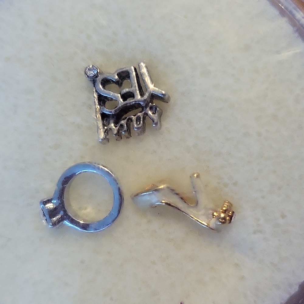 Origami Owl charm set of 3